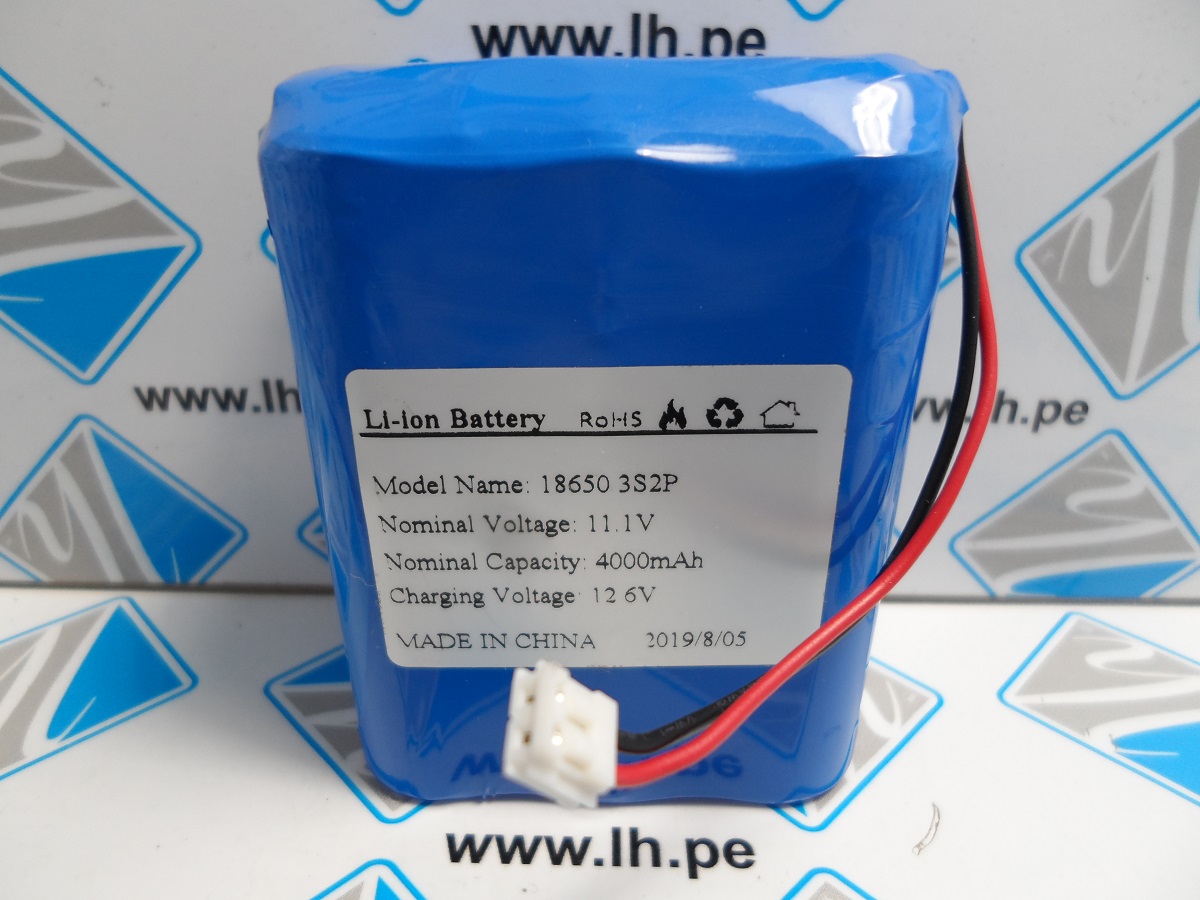 18650 3S2P             Pack de Baterías Li-ion 11.1V 4000mAh